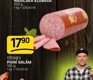 Steinex pivní salám