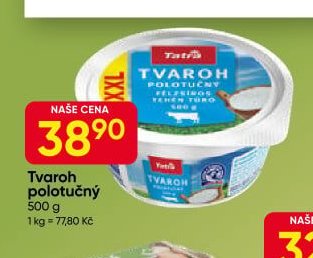 Tvaroh polotučný 500 g