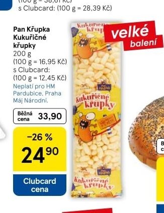 Pan Křupka Kukuřičné křupky 200 g