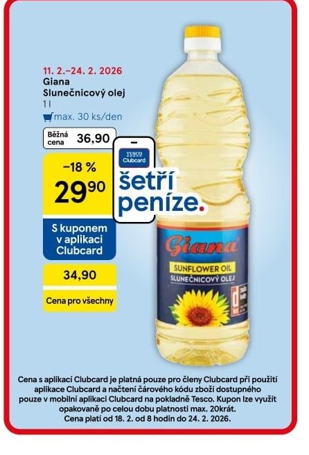 Giana Slunečnicový olej