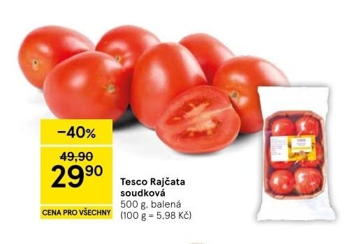 Tesco Rajčata soudková