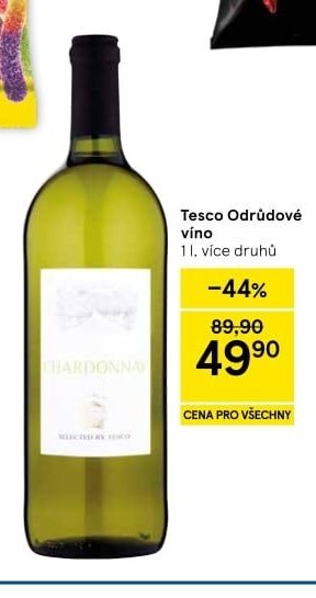 Tesco Odrůdové víno