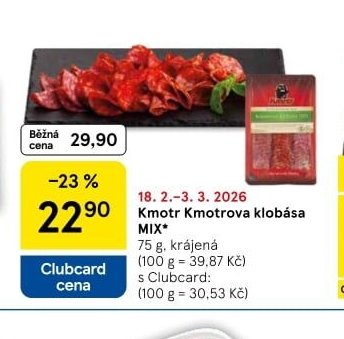 Kmotr Kmotrova klobása MIX