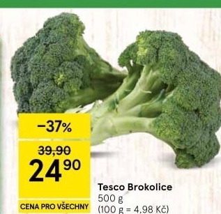 Brokolice Tesco