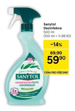 Dezinfekční univerzální čistič ve spreji Sanytol