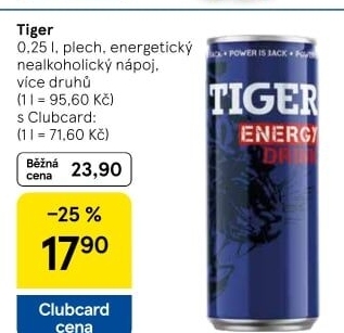 Energetický nápoj Tiger