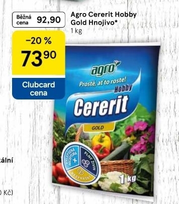 Hnojivo Cererit Hobby Gold Agro