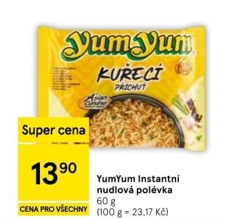 Instantní polévka YumYum