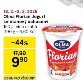 Jogurt smetanový Florian Olma