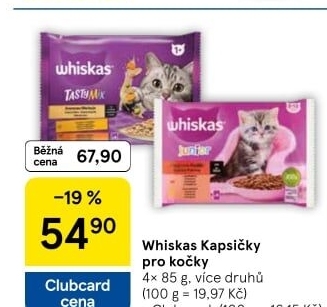 Kapsičky pro kočky Whiskas