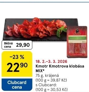 Kmotrova klobása trio Kmotr