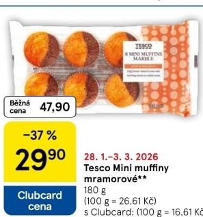 Muffiny mini Tesco