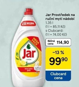 Prostředek na nádobí Jar