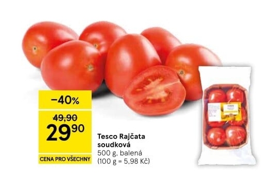 Rajčata soudková Tesco