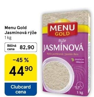 Rýže jasmínová Menu Gold