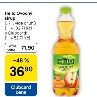 Sirup ovocný Hello