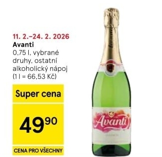 Šumivé nápoje Avanti