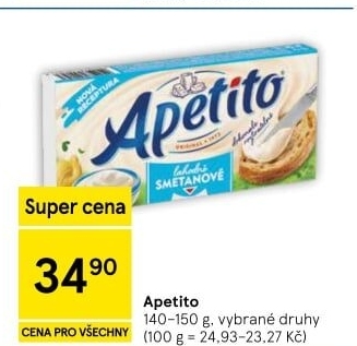 Sýr tavený Apetito