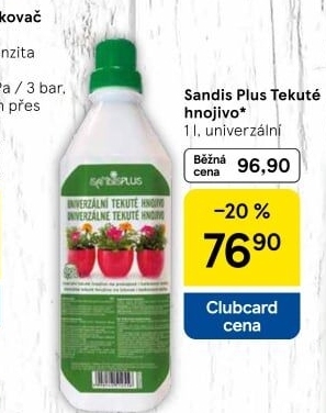 Tekuté hnojivo Sandis plus