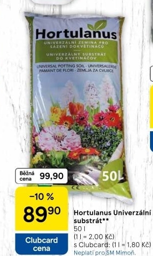 Univerzální substrát Hortulanus