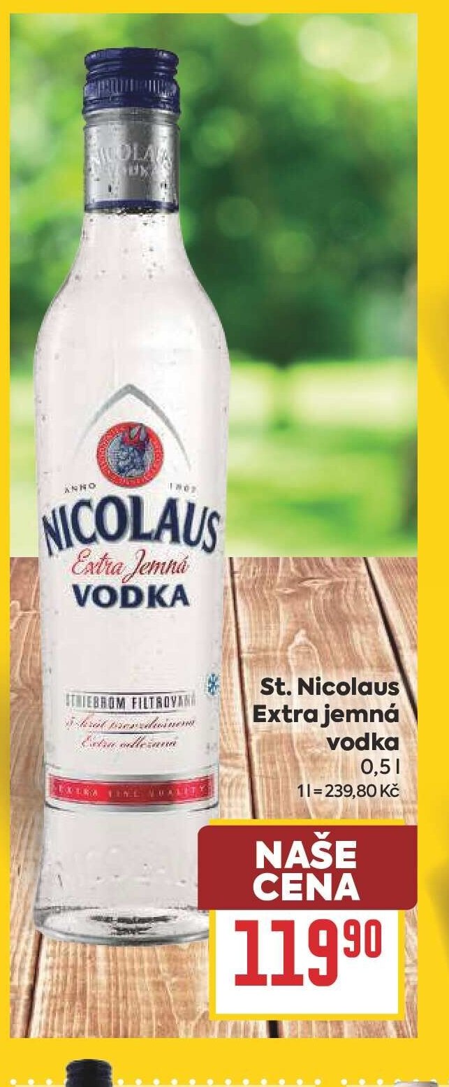 St. Nicolaus Extra jemná vodka