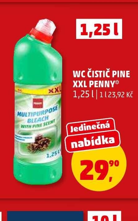 WC ČISTIČ PINE XXL PENNY*
