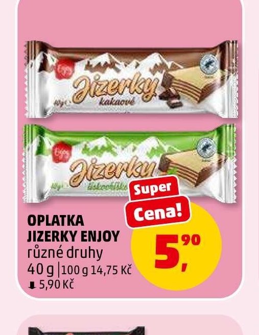 Oplatka Jizerky Enjoy