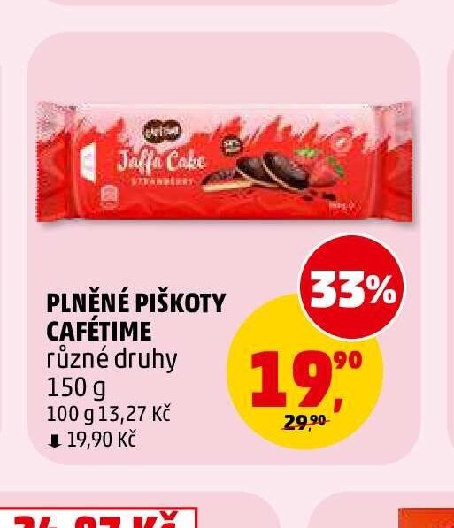 Plněné piškoty Cafétíme