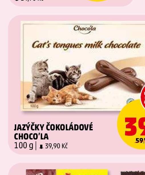 Jazýčky čokoládové Choco'la