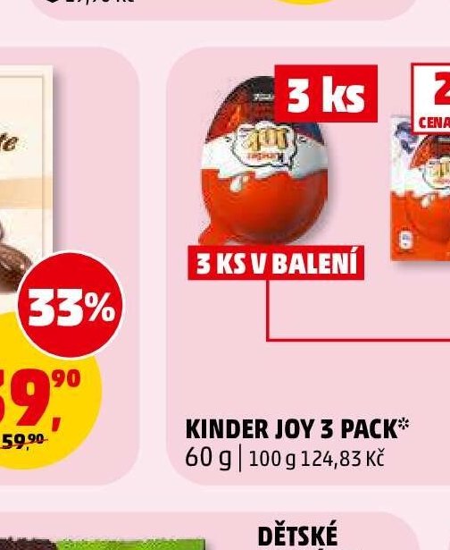 Kinder Joy 3 pack