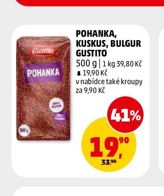 POHANKA, KUSKUS, BULGUR GUSTITO