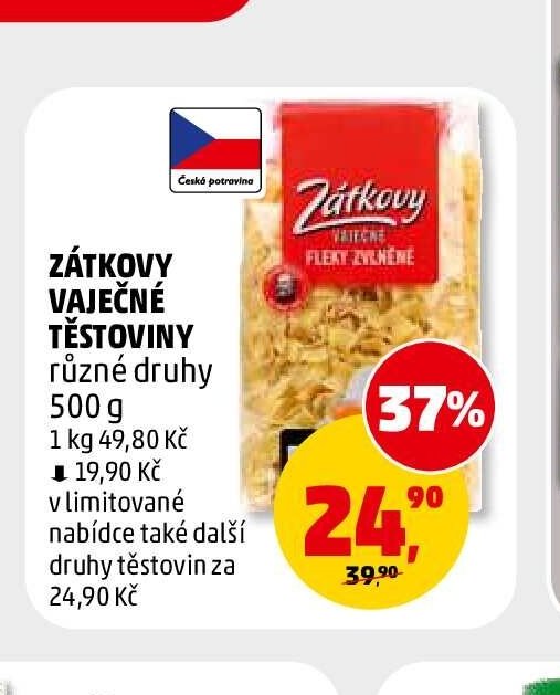 ZÁTKOVY VAJEČNÉ TĚSTOVINY