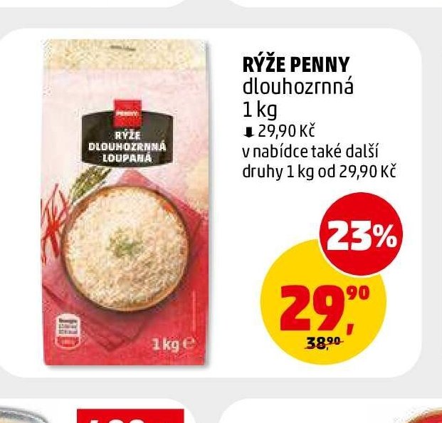 RÝŽE PENNY DLOUHOZRNNÁ