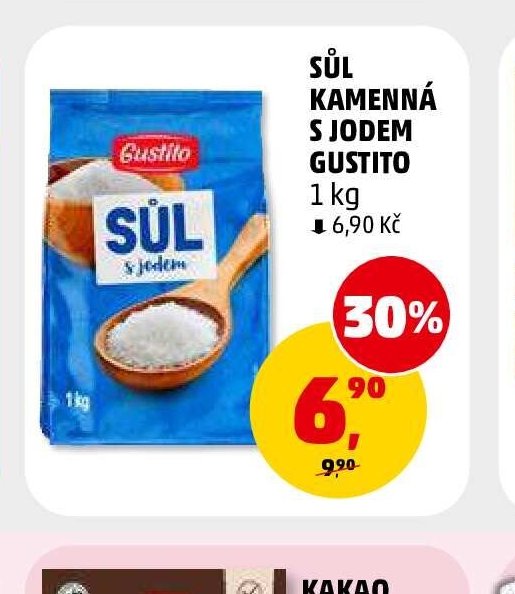 SŮL KAMENNÁ S JODEM GUSTITO