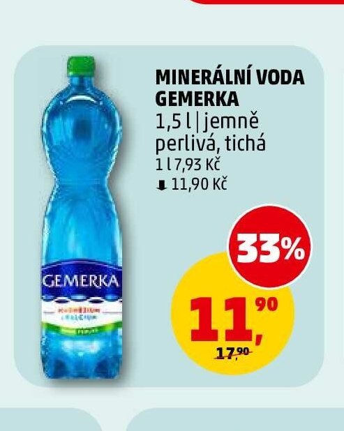 Minerální voda Gemerka