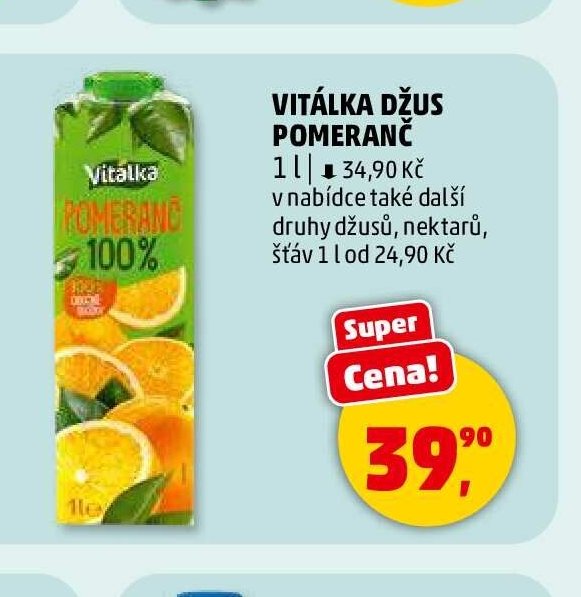 Vitálka džus pomeranč