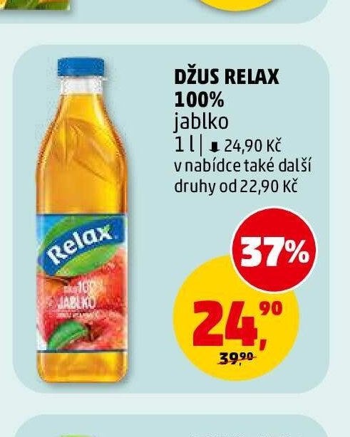 Džus Relax 100% jablko