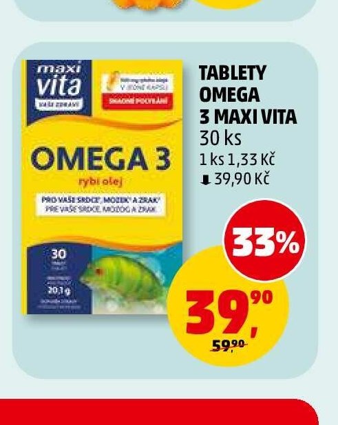 Tablety Omega 3 Maxi Vita