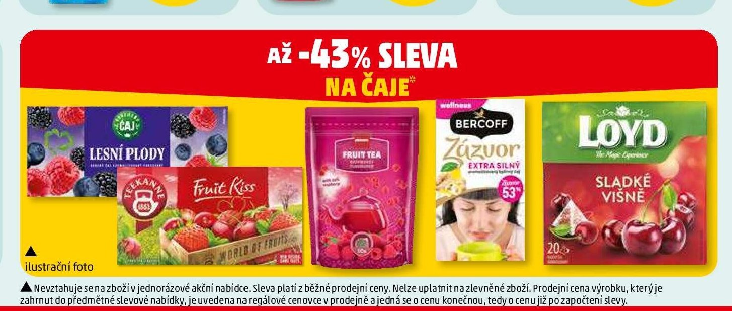 Loyd čaj lesní plody, Fruit Kiss, Zázvor, Sladké višně