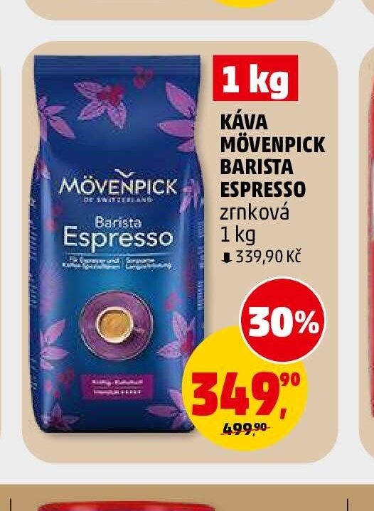 KÁVA MÖVENPICK BARISTA ESPRESSO zrnková 1 kg - Penny Market akcniletaky.com