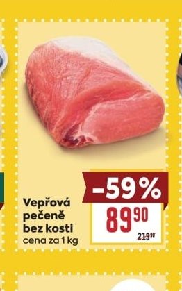 Vepřová pečeně bez kosti