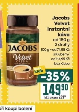 Jacobs Velvet Instantní káva