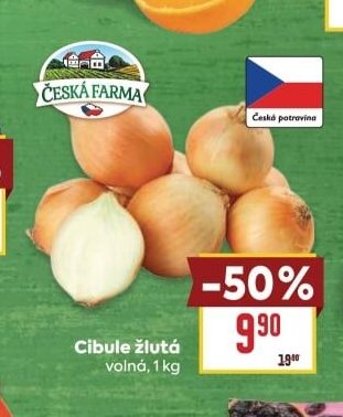 Cibule žlutá