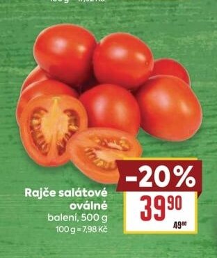 Rajče salátové oválné