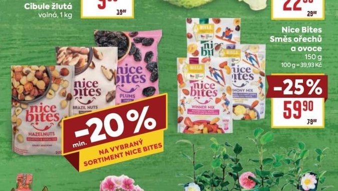 Nice Bites Směs ořechů a ovoce