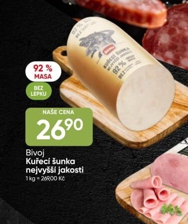 Bivoj Kuřecí šunka nejvyšší jakosti