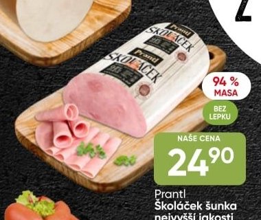 Prantl Školáček šunka nejvyšší jakosti