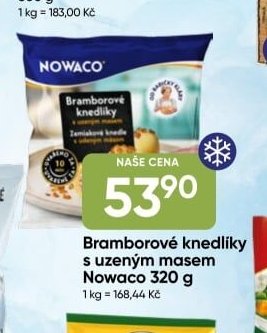 Bramborové knedlíky s uzeným masem