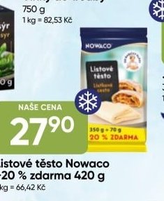Listové těsto Nowaco