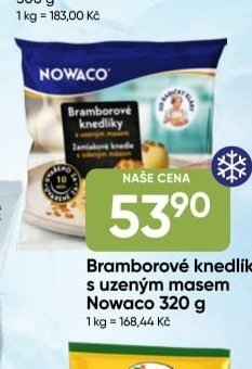 Bramborové knedlíky s uzeným masem